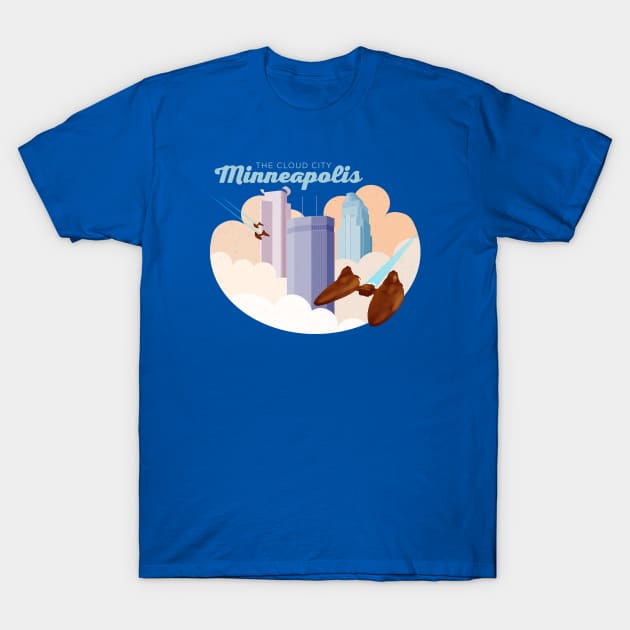 Cloud City - Minneapolis T-Shirt by tuckyhutsman